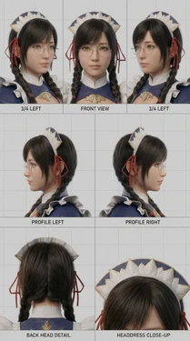 Mitarai Yuuna AI 3D (Starless) [AI Generated]