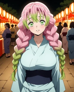 [Ponchoman] Mitsuri Kanroji - Demon Slayer || 甘露寺 蜜璃 - 鬼滅の刃 (UNCENSORED) 70 IMAGES [AI Generated]