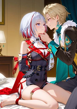 [CheerOtter] 赌言囚锁缚黄玉，流火诡戏蒙金石 Topaz - Honkai: Star Rail (Patreon) [AI Generated]