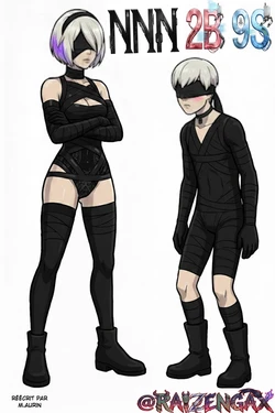 [RAIZENGAX] - NNN avec 2B et 9S - [French][M.aurin]