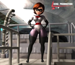 [Cera Production] Elastic Girl Is Smothering Poor Tracer