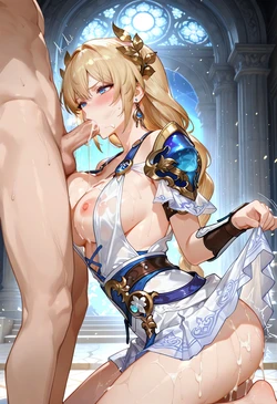 [MoekoAI] Sophitia Alexandra Blowjob [AI Generated]