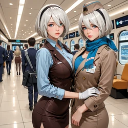 (Oniha) 2B - Flight Attendant [AI Generated]