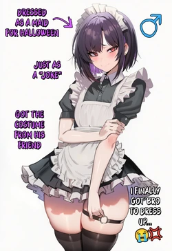 kazokel - [OC] Bro got dressed for Halloween [AI Generated]