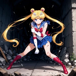 (もう一人の僕)セーラー戦士魔法のオナホ [AI Generated]