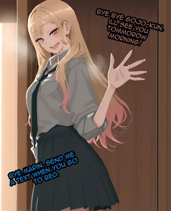 [SnowBunnyWaifus] Marin was left unsatisfied so she made a phone call... (Patreon) [AI Generated]