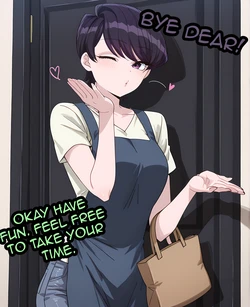 [SnowBunnyWaifus] Komi’s mom has a late-night affair during her night out. (Patreon) [AI Generated]