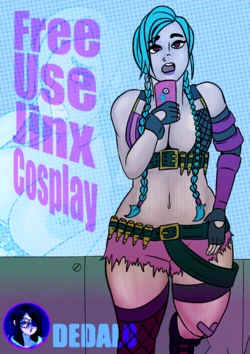 [Dedalo] Free Use Jinx Cosplay (League of Legends)