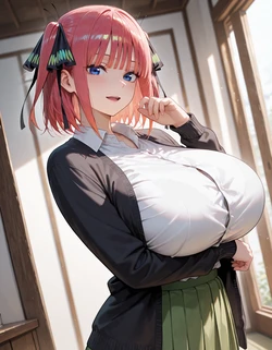 (mirai art) Nakano Nino 中野二乃 [AI Generated]