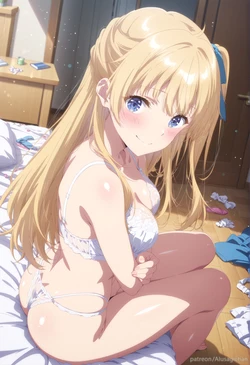 [AIusagichan] 千歳くんはラムネ瓶のなか 柊 夕湖 Chitose Is in the Ramune Bottle Yuuko Hiiragi 411P [AI Generated]