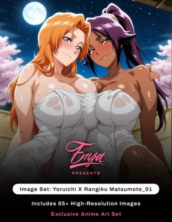 Yoruichi X Rangiku Matsumoto_01 (Enya) (Ai generated)