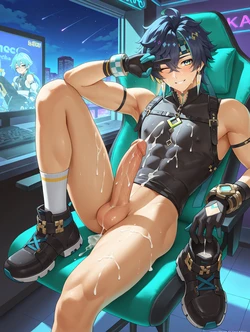 Kinich's Bedroom Encounter（Ⅰ） [AI Generated]