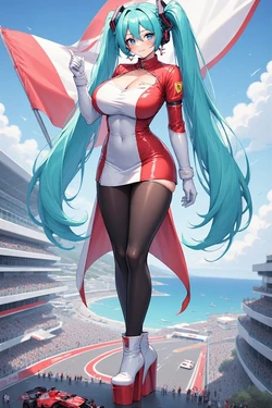 Hatsune Miku Monaco [AI Generated]