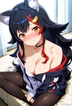 [AIusagichan] Hololive 大神ミオ Ookami Mio 404P [AI Generated]