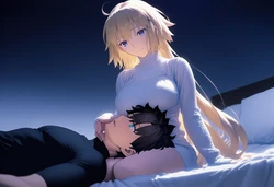 Mikitoon Jeanne D'Arc ジャンヌ_いちゃらぶ [Cute] [AI Generated]