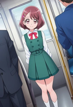 [goldnotakashi] Densha no Naka de Osowareta Hanadera Nodoka (Healin' Good Precure) [AI Generated]