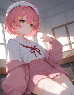 Rino-mii_Noa (R-18) Sakura Miko - HoloJP [School uniform] (Patreon) [AI Generated]