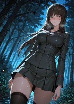 [KALA AI NSFW (VAMA)] - Nishizumi Shiho (Girls und Panzer) (Patreon) (AI Generated)