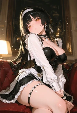 [MoekoAI] Astra Blackdress Pose [AI Generated]