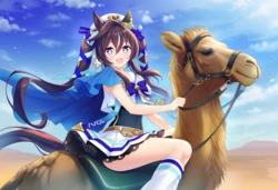 被困在沙漠还想着马儿跳的强击 (Uma Musume) 【AI Generated】