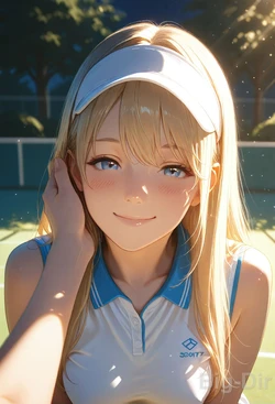 S03-First Day Tennis Temptation – Innocent Stretches Ignite Locker Room Passion [AI Generated]