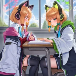 [EZNTR] Blue Archive (NTR/BBC) [Ai-Generated]