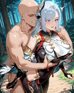 Lanmon AI-Shenhe (Genshin Impact) (262p)(Patreon) [AI Generated]