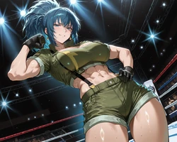 Lanmon AI-Leona Heidern (The King of Fighters) (277p)(Patreon) [AI Generated]