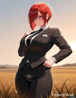Ruby Flame | Feminine Trans Redhead [AI Generated]