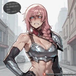 ShanalotteAI (B/G Lightning Farron x Noctis (Final Fantasy) (14 img set) [AI Generated]