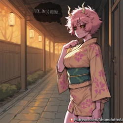 ShanalotteAI (F/F) Mina Ashido x Android 21 (DBZ x MHA) (31 img set) [AI Generated]