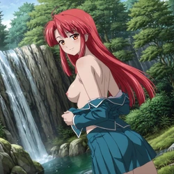 [くみや] Kannagi Ayano (Kaze no Stigma) [AI Generated]