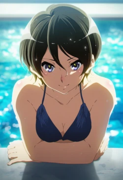 [Ferrappuccino-FPart] (Suzuki Mirei・Kenzaki Ririka) Getting Deepthroated at the Pool [AI Generated]