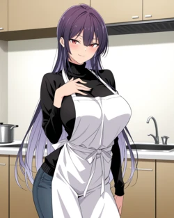 [Ponchoman] Takane Takamine - Please Put Them On, Takamine-san || 鷹峰 高嶺 - 履いてください、鷹峰さん (UNCENSORED) 70  [AI Generated]