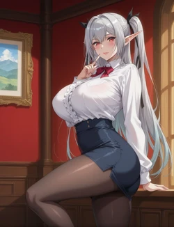 [嘎裡豬排]フィリス・ハガルヘルム 165p ようこそ！ スケベエルフの森へ (Patreon) [AI Generated]