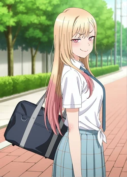 Zenia - 喜多川海夢制服パンツずらし [AI Generated]