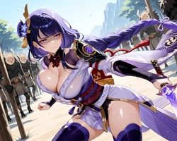 Lanmon AI-Raiden Shogun(Genshin Impact)(199p)(Patreon) [AI Generated]