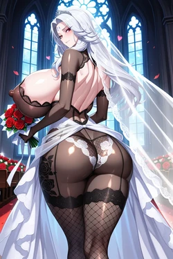 [DZMM绘图测试] 卡菈·克伦威尔-婚纱 [AI Generated]