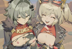 [与党野党] Zenless Zone Zero: Burnice and Caesar [AI Generated]