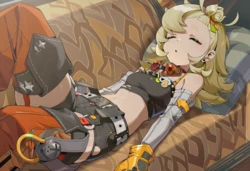 [Pixiv] 与党野党/YotouYatou (50519969) - ZenZero — Napping Piper and the Mischievous Ojisan [AI Generated]