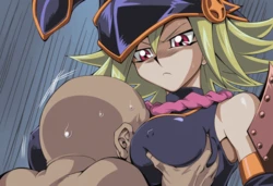 [Pixiv] 与党野党/YotouYatou (50519969) - Yu-Gi-Oh! — Gagaga Girl vs. Rarasundaru Satomata [AI Generated]