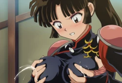 [Pixiv] 与党野党/YotouYatou (50519969) - Inuyasha — Normal Sango vs. the Medicine-Selling Hermit Ojisan [AI Generated]