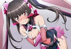 [Pixiv] 与党野党/YotouYatou (50519969) - Symphogear — Shirabe vs. the Transformation-Force-Canceling Ojisan [AI Generated]