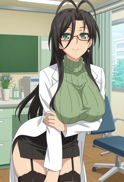 Meowu laha 💘 - 長谷川千里 | 保健室 🏫💚 [AI Generated]