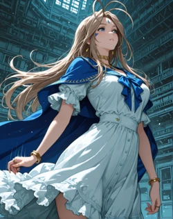 [Belly Art] Belldandy 01 [AI Generated]