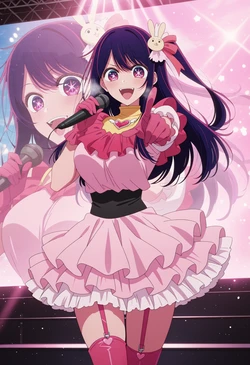 Meowu laha 💘 - Hoshino Ai | Concert 🎸🩷 [AI Generated]