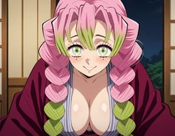 [TripleRice] Mitsuri Kanroji (甘露寺蜜璃 ) #002 | Demon Slayer [AI Generated]