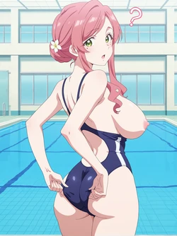 [mforcia] Hahari Hanazono (Swimsuit) 花園 羽々里 [AI Generated]