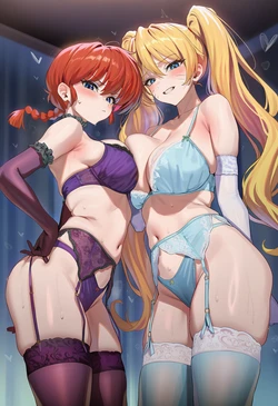 ChocoPizza - Ranma-Chan + Naruko (263) [AI Generated]