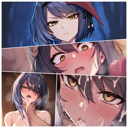 [Pixiv] qr (10681588) - Kujou Sara — Humiliation [AI Generated]